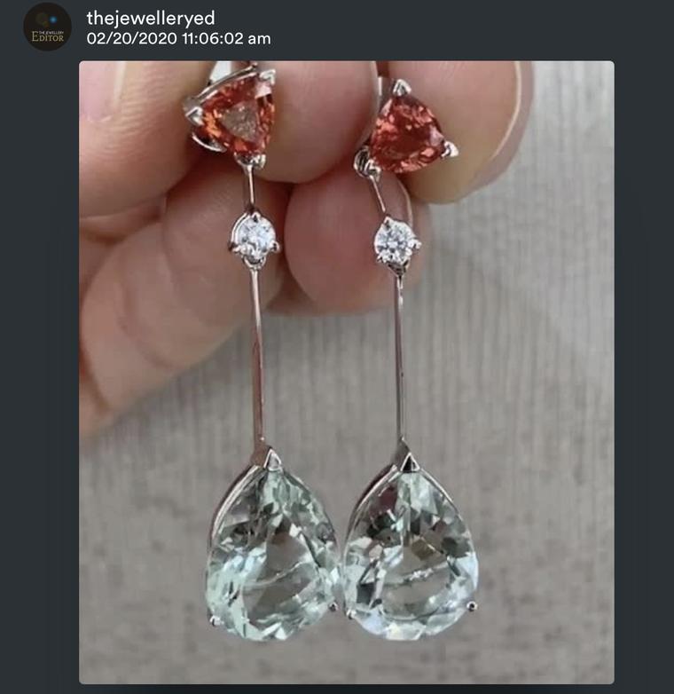 Diamond earrings instagram top