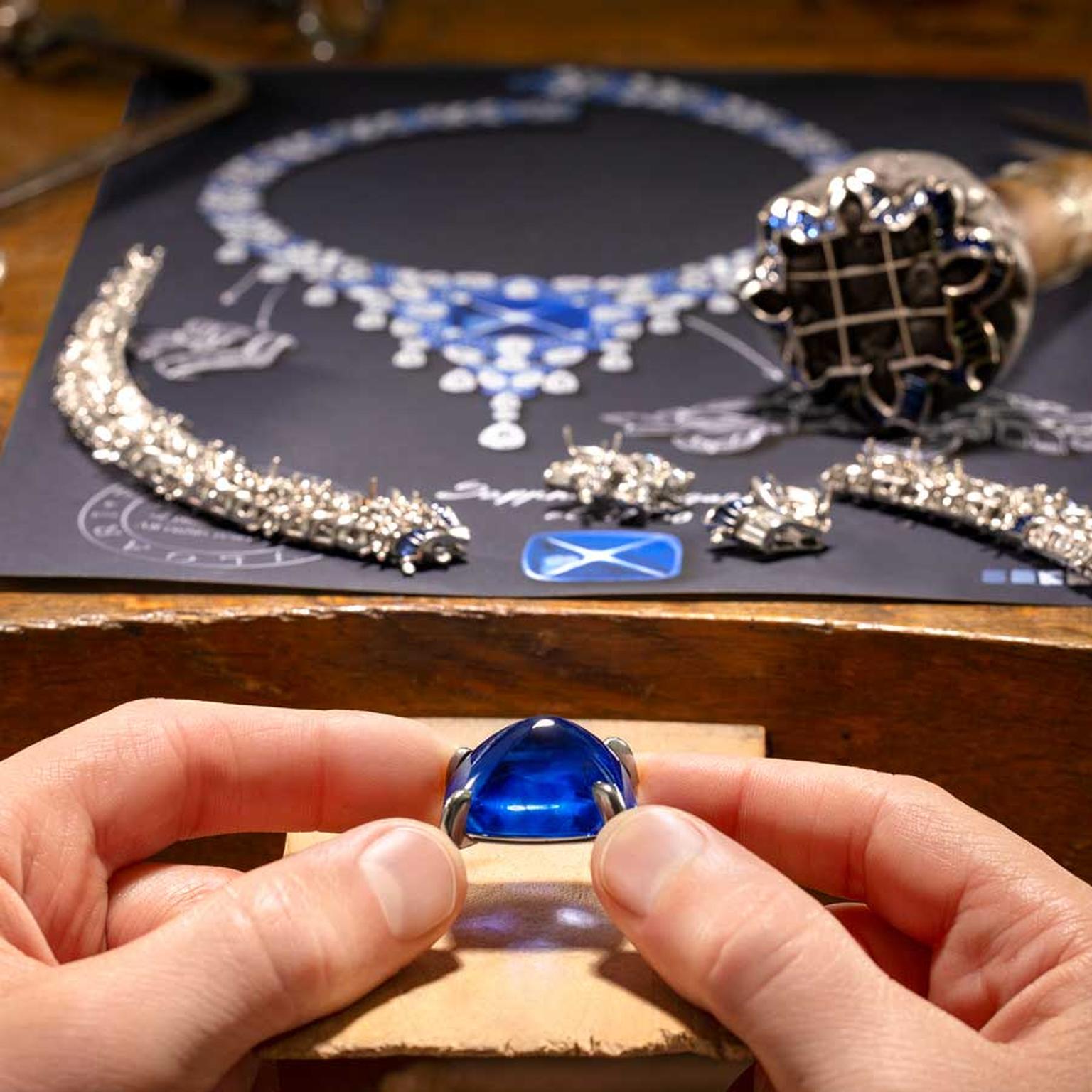 BBvlgari Polychroma Cosmic Vault necklace workshop