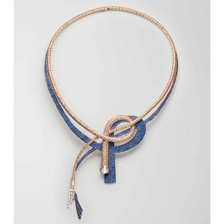 Hermes Les Jeux de l'ombre Whip Ombre necklace