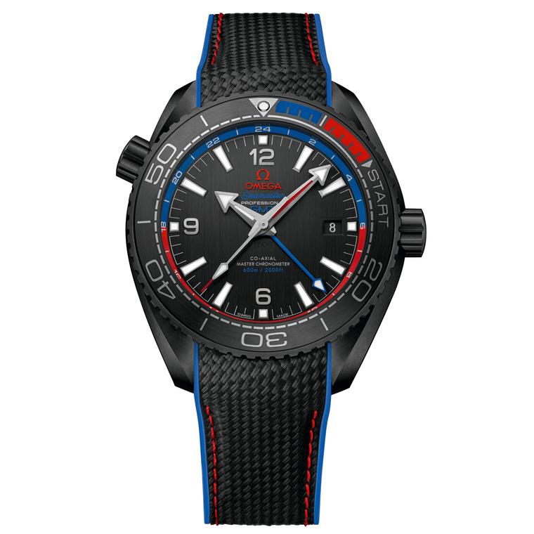 Seamaster Planet Ocean Emirates Team New Zealand “Deep Black” Master Chronometer watch