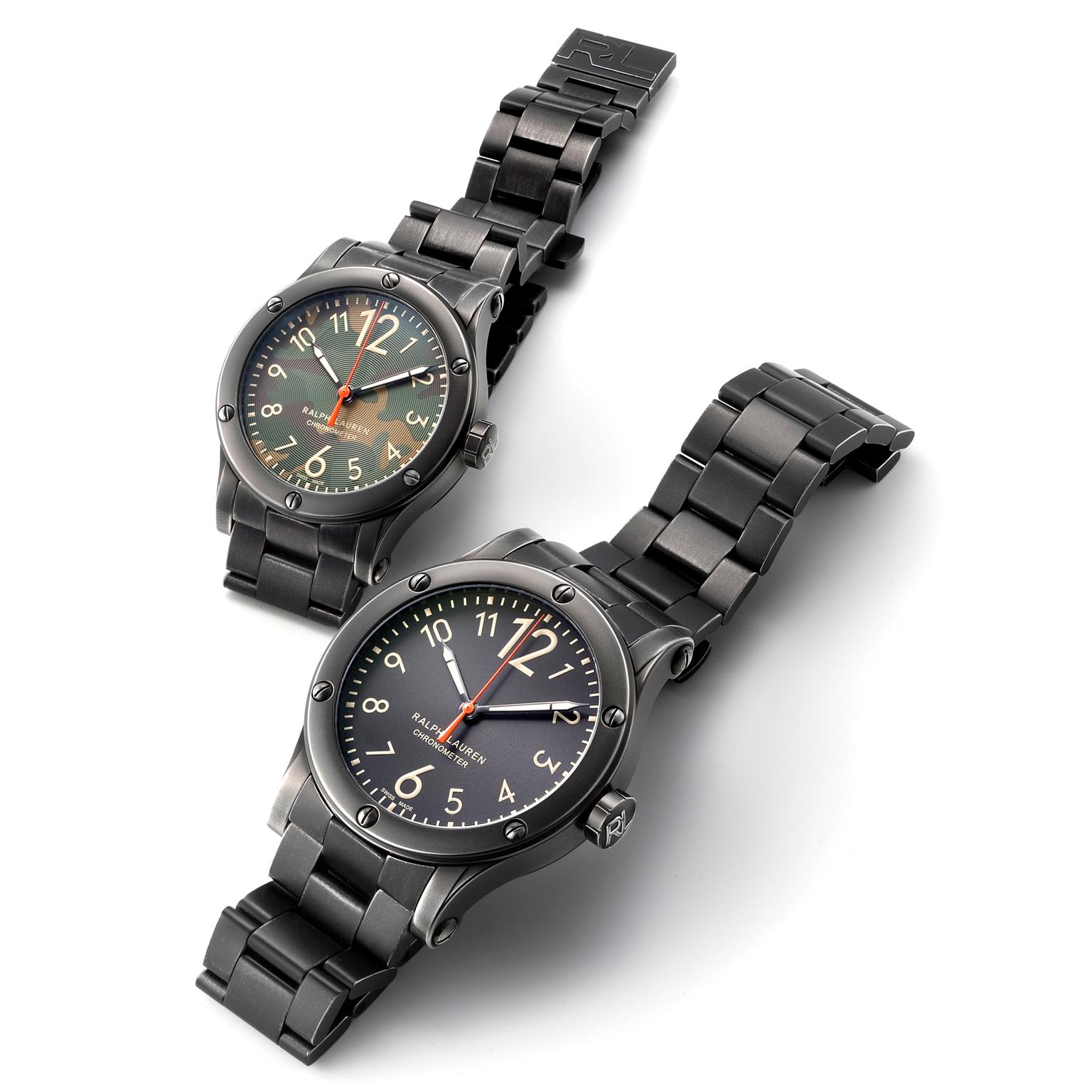 Ralph Lauren Safari Chronometer with steel bracelet