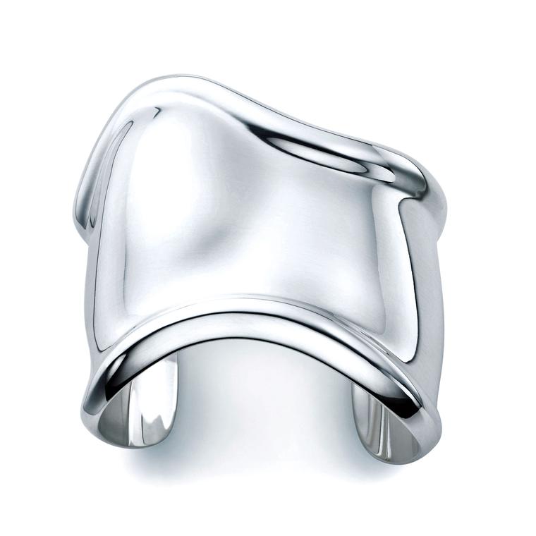 Elsa Peretti white gold Bone cuff