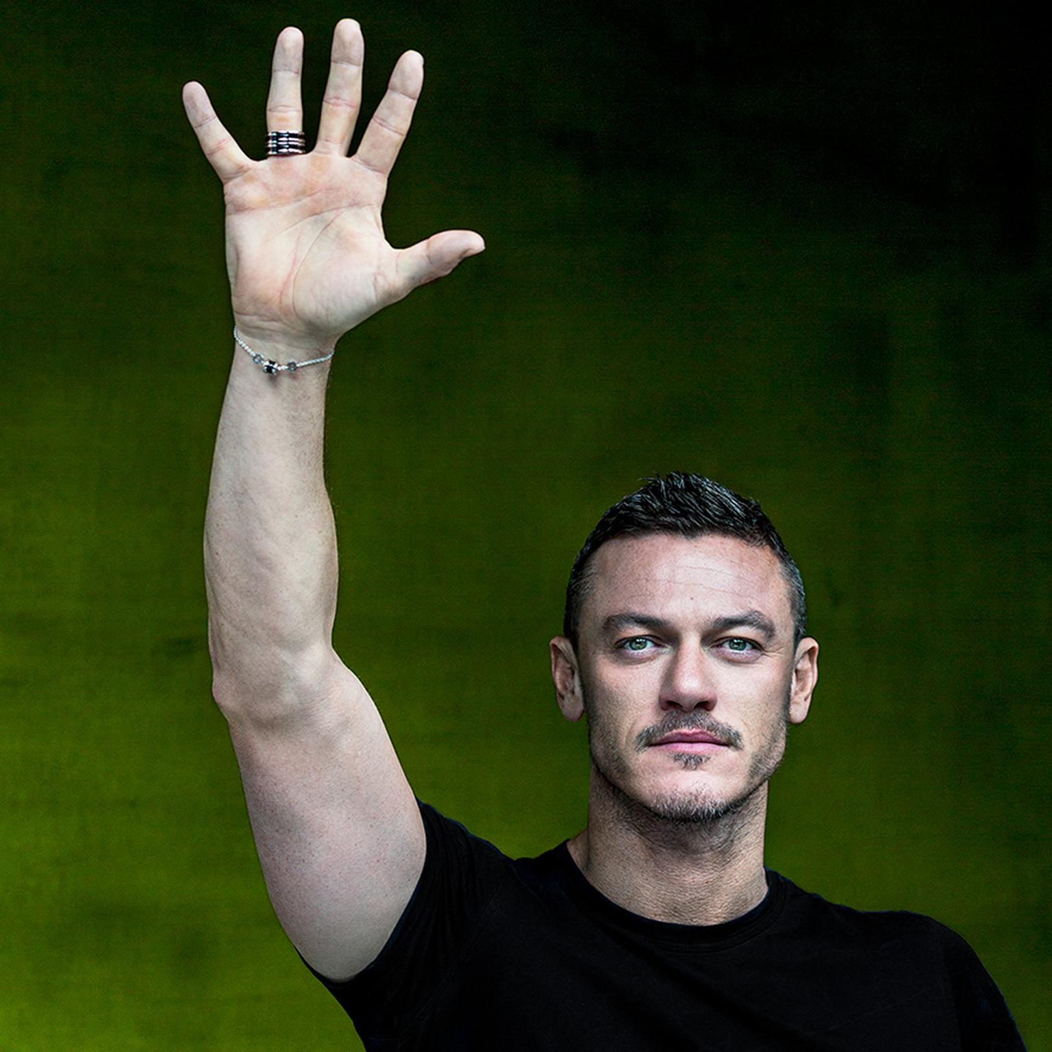 Luke Evans in Bulgari's Raise your Hand campaign