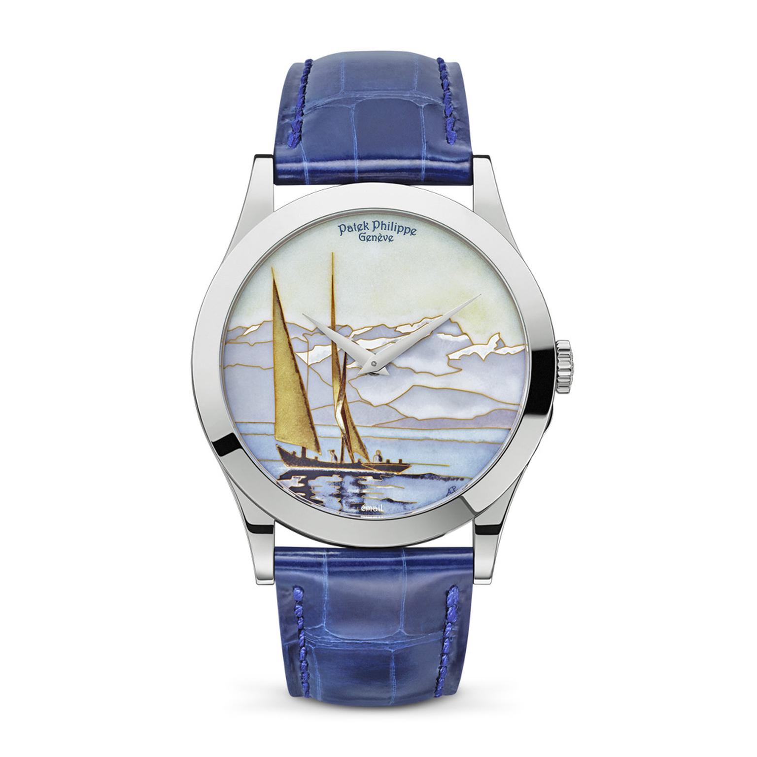 Patek Philippe Lake Geneva Barques Cloisonne enamel