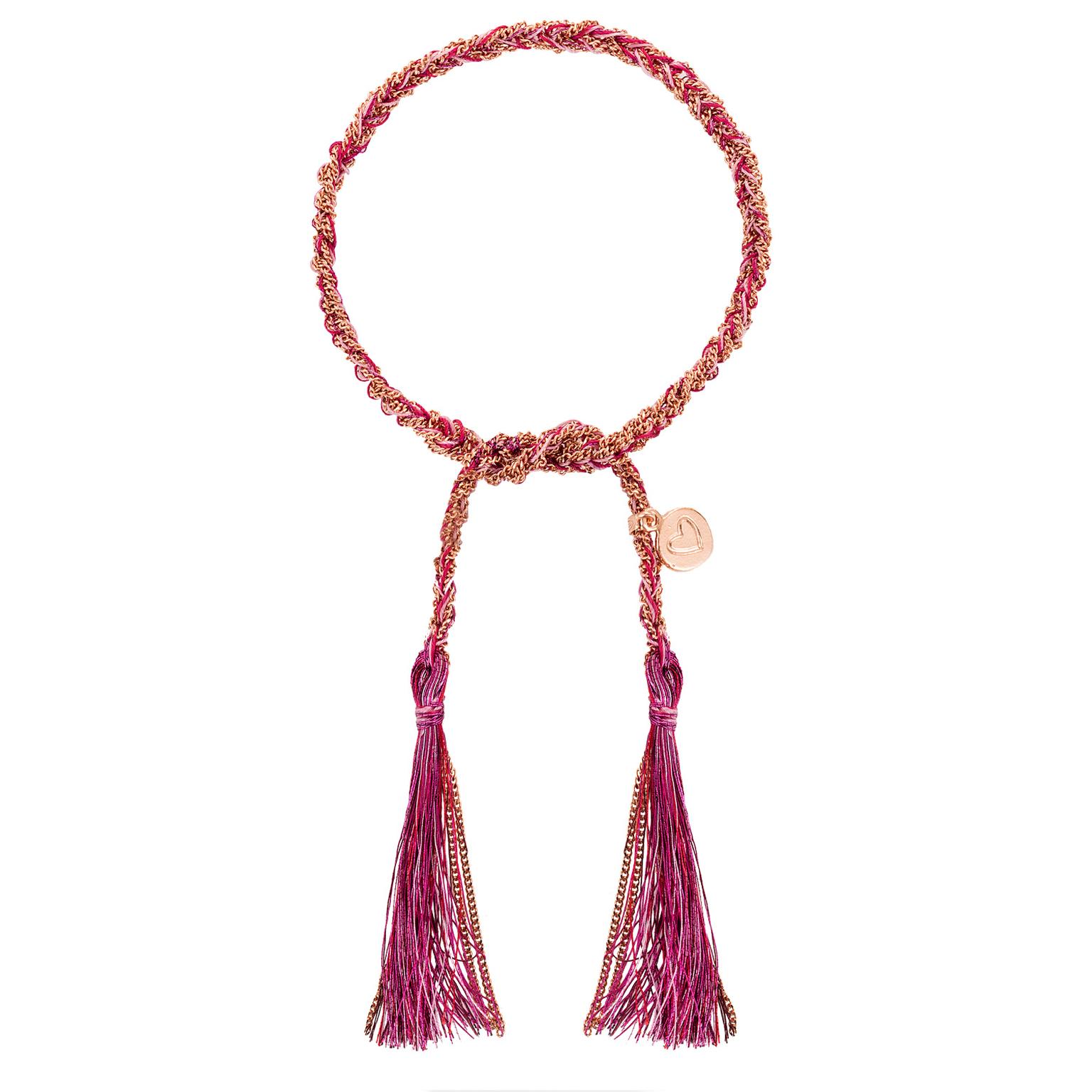 Carolina Bucci 'Lucky' bracelet in pink