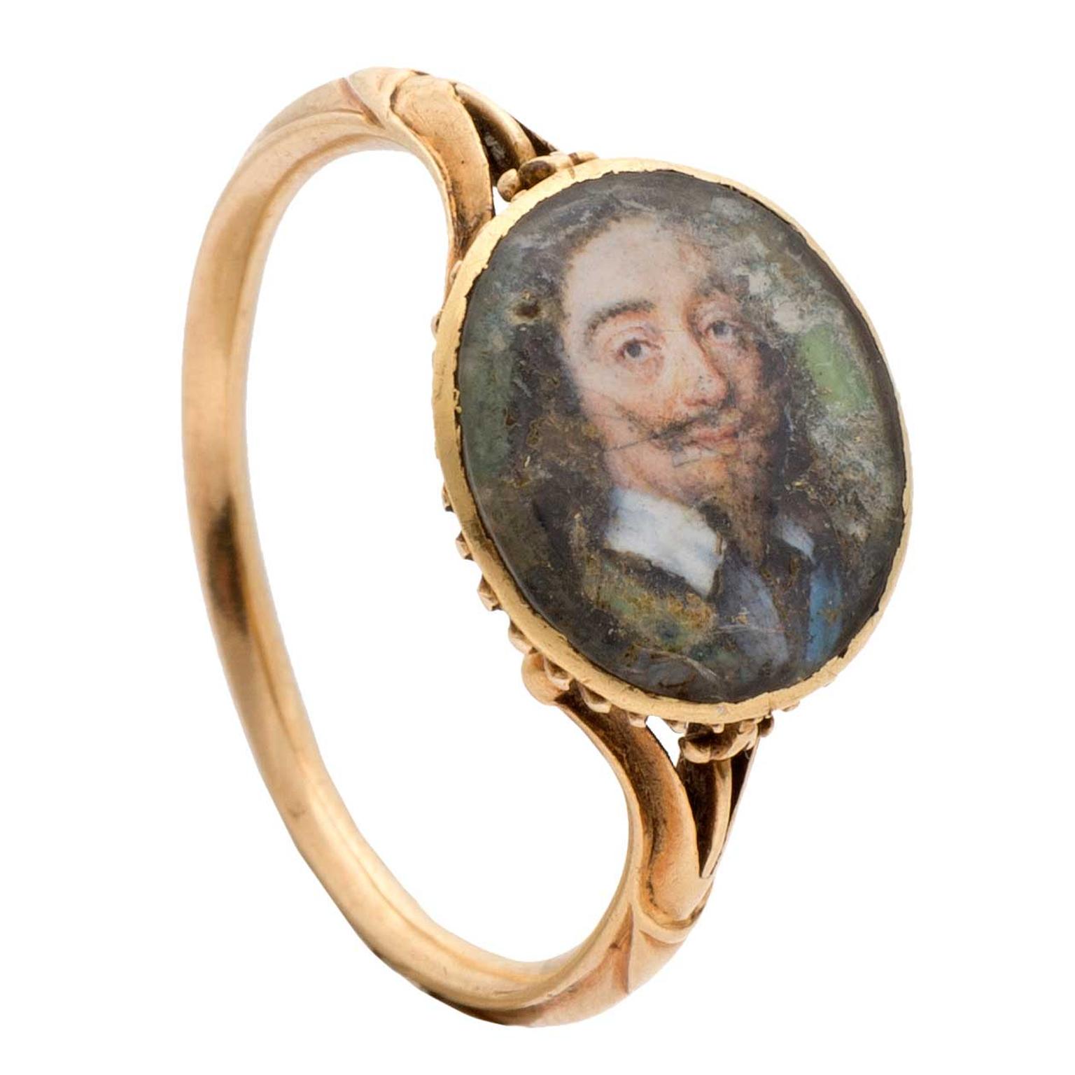 Stuart ring featuring King Charles I