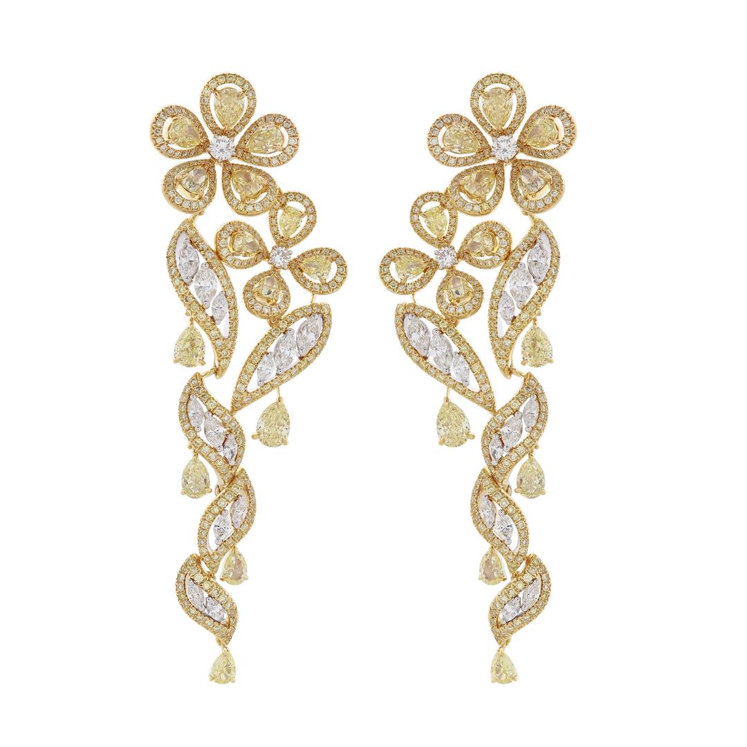 Ainra Waterfall diamond earrings | Nirav Modi | The Jewellery Editor
