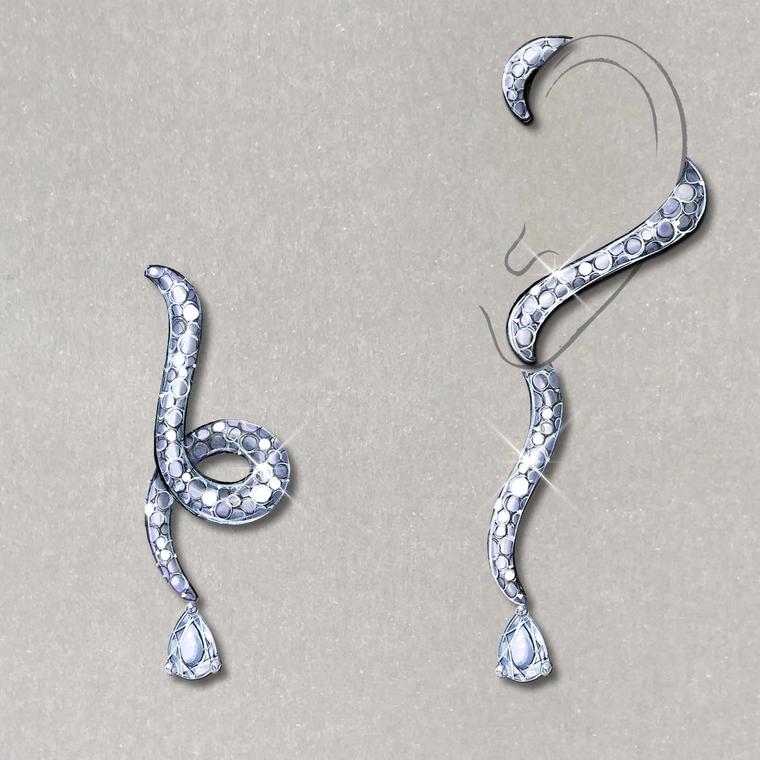 Ear cuffs from de GRISOGONO