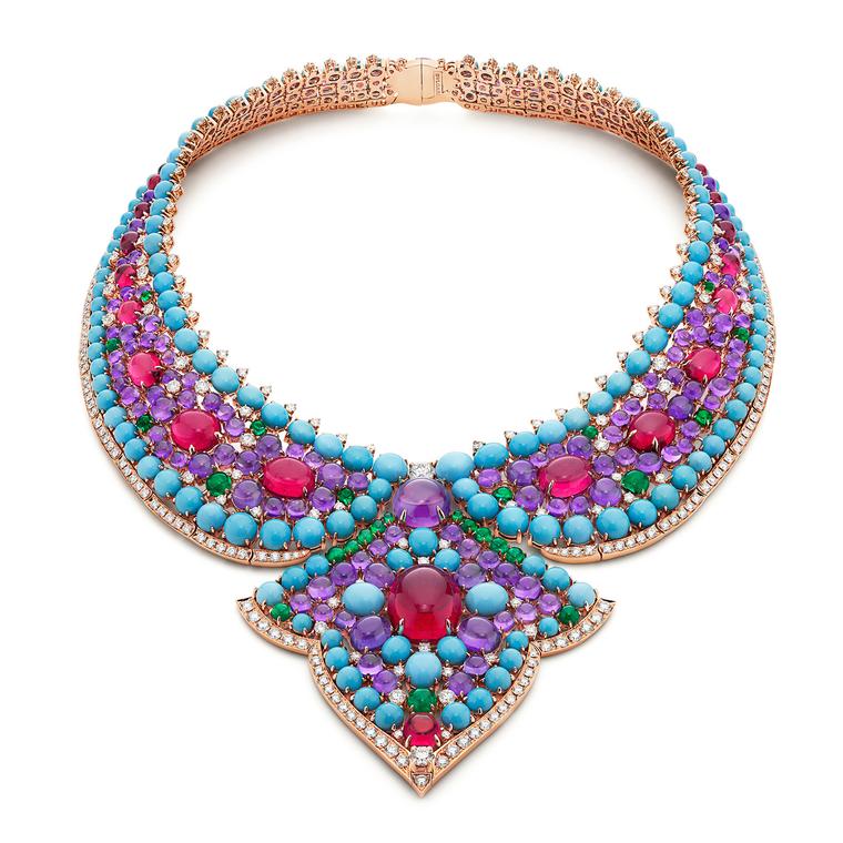 Lotus Cabochon necklace by Bulgari