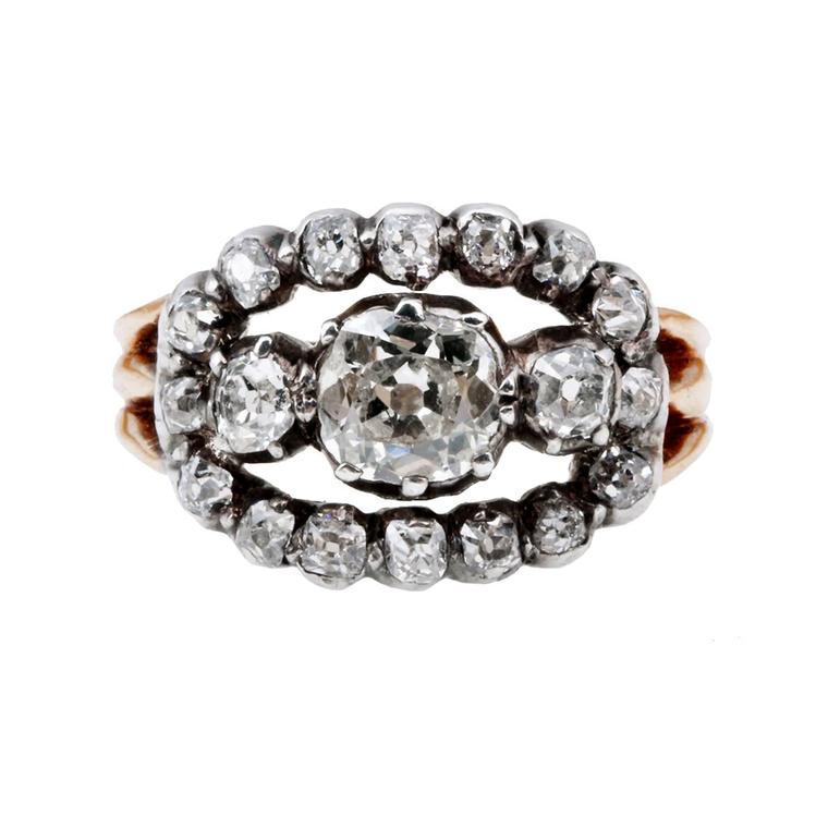 Fred Leighton Victorian alternative cluster ring