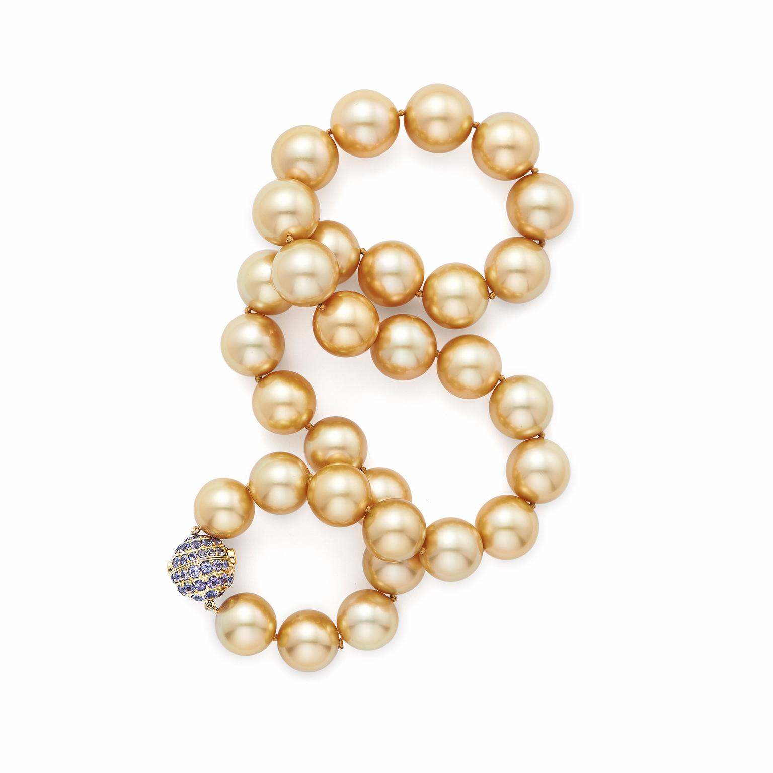 Golden South Sea pearl jewellery The Jewellery Editor
