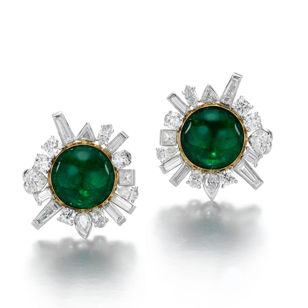 Flotsam & Jetsam emerald earrings Jessica McCormack The Jewellery