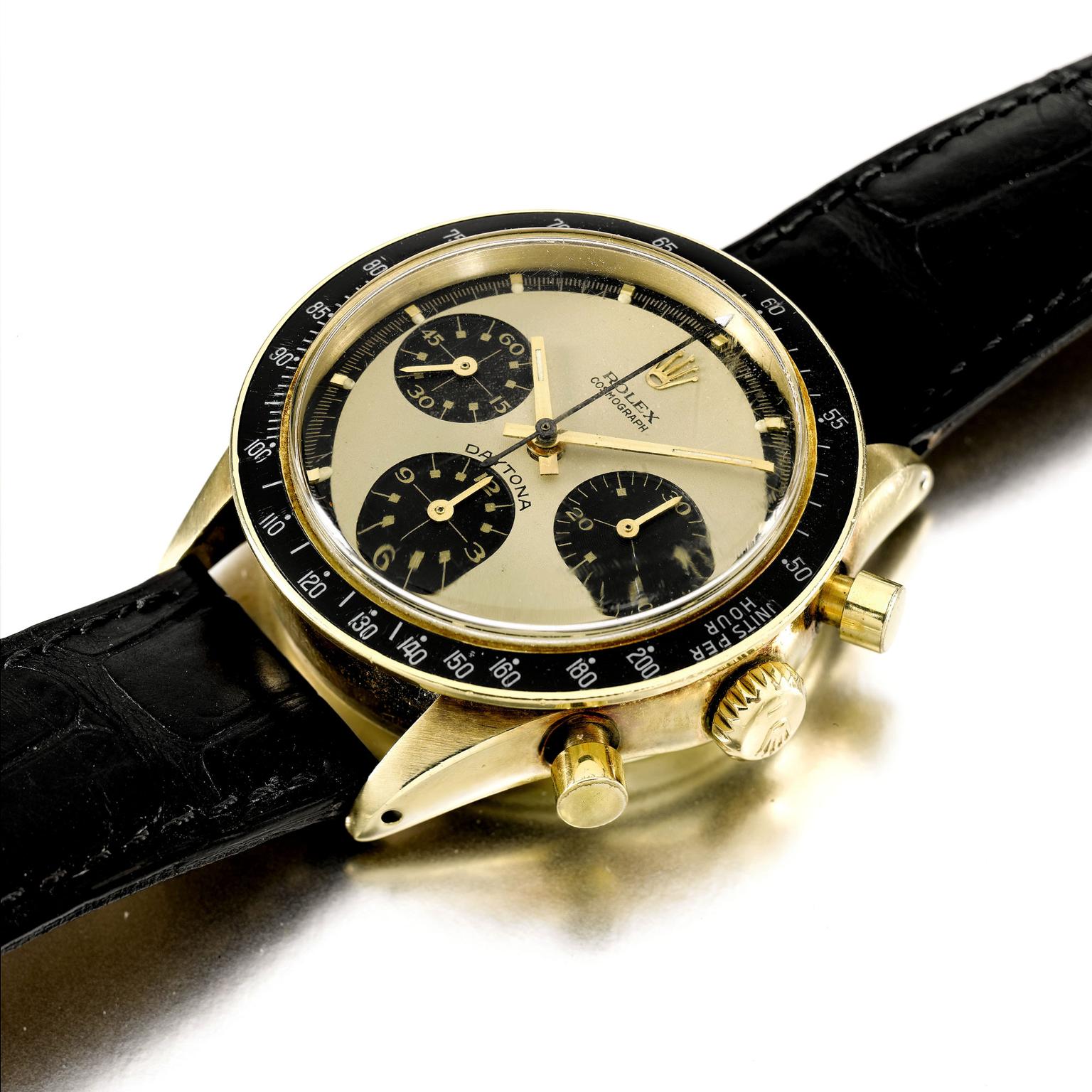 Rolex Cosmograph Daytona Paul Newman yellow gold watch