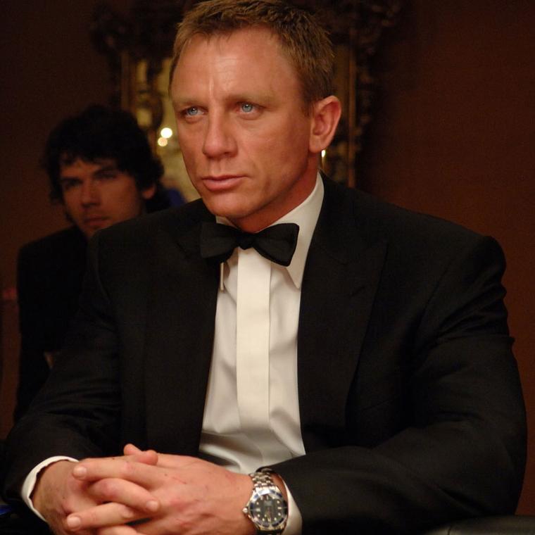 A key moment for watches in Casino Royale when Vesper Lynd tries to identify the brand of watch James Bond is wearing. Vesper Lynd: Rolex?   James Bond: Omega.   Vesper Lynd: Beautiful.