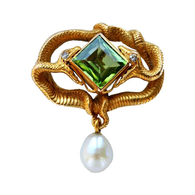 Tadema Gallery serpent brooch