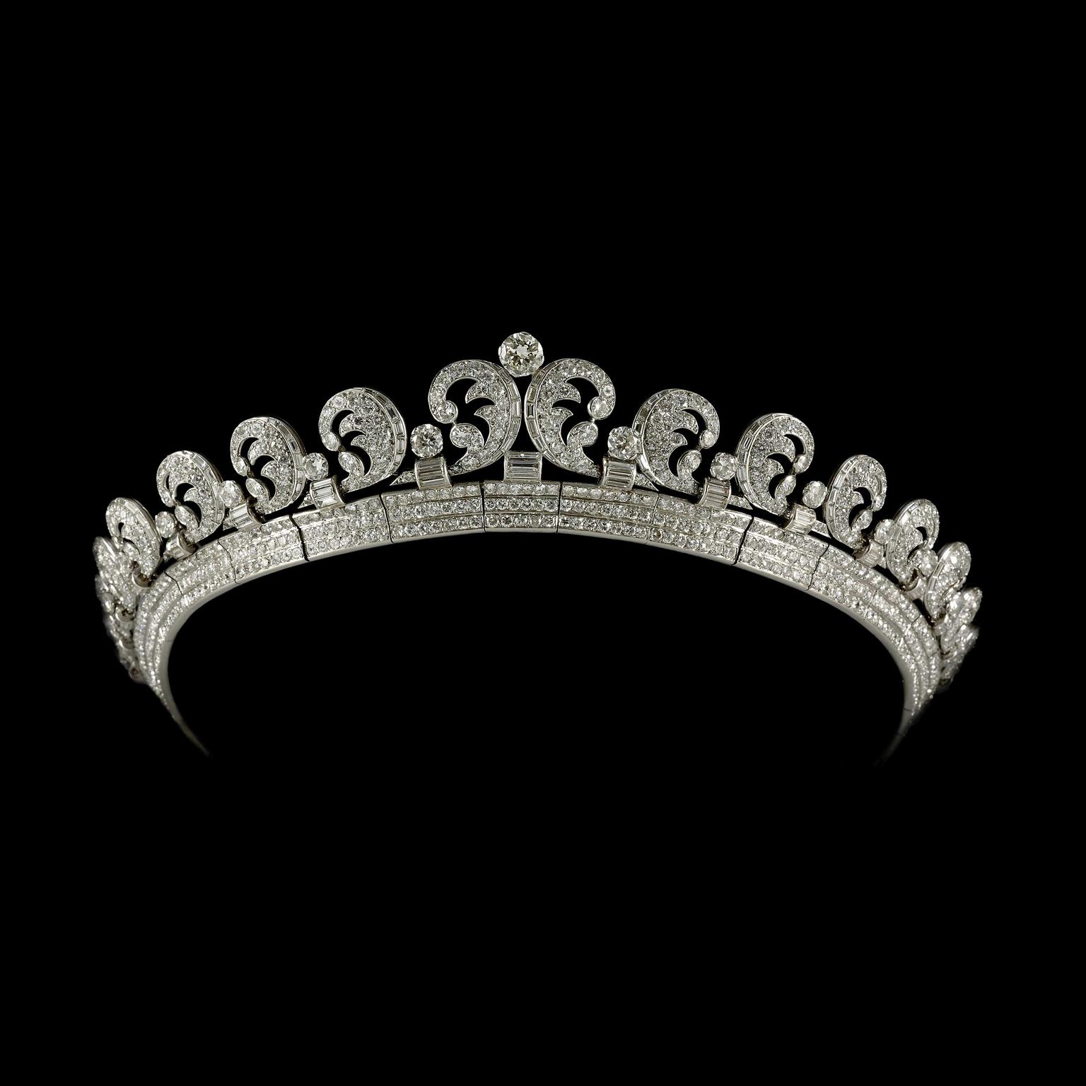 Cartier Halo Tiara 1936 worn by Kate Middleton on her wedding day