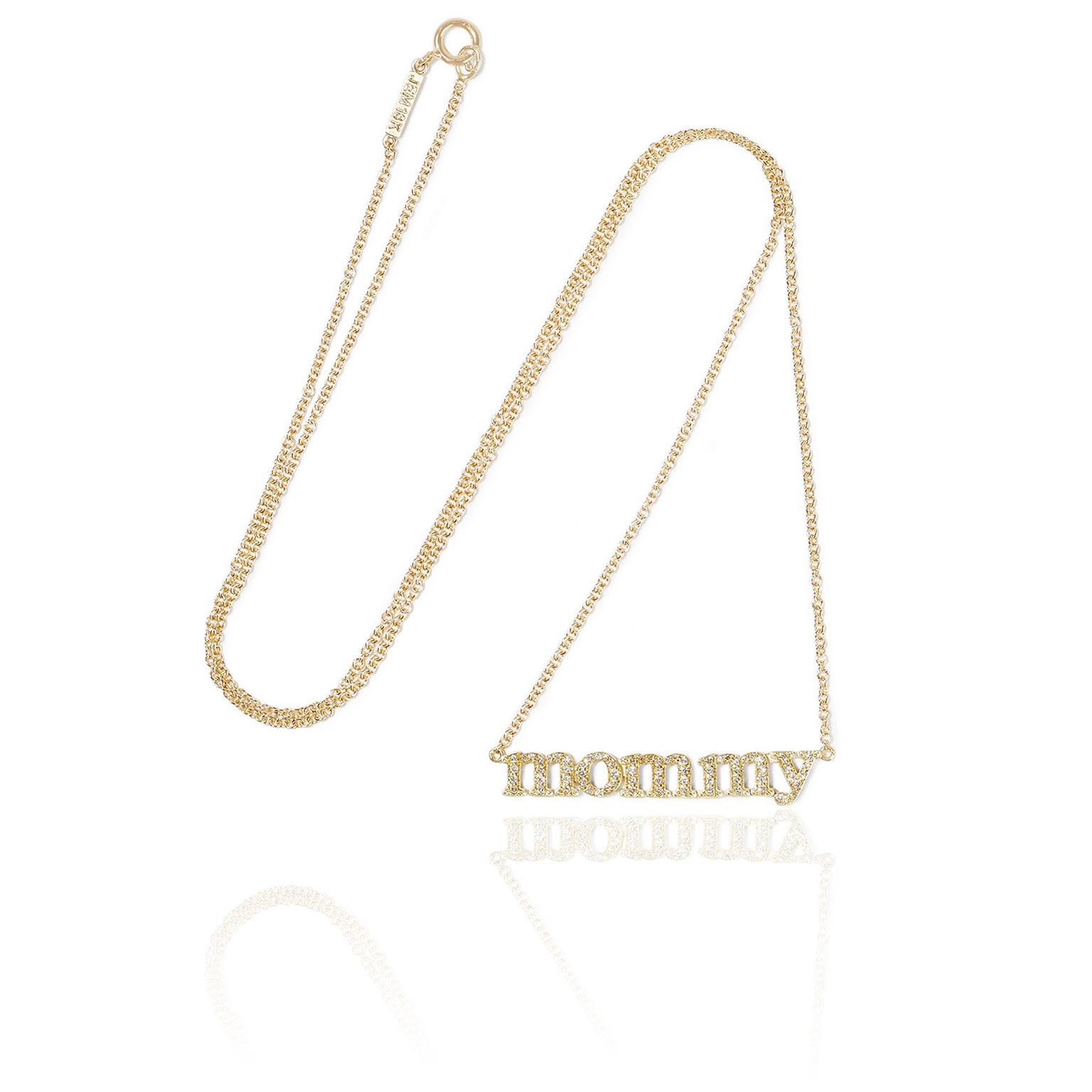 Jennifer Meyer Mommy necklace