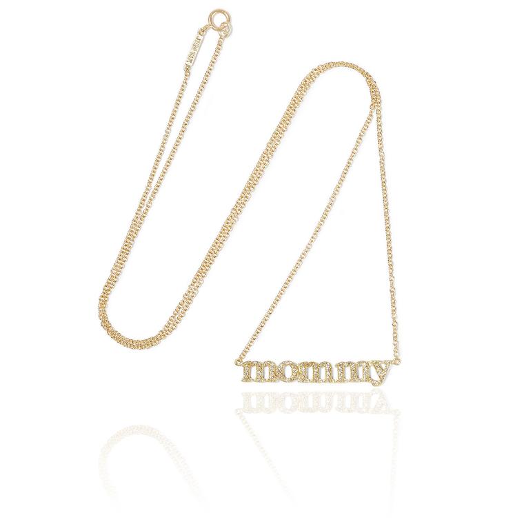 Mommy diamond necklace