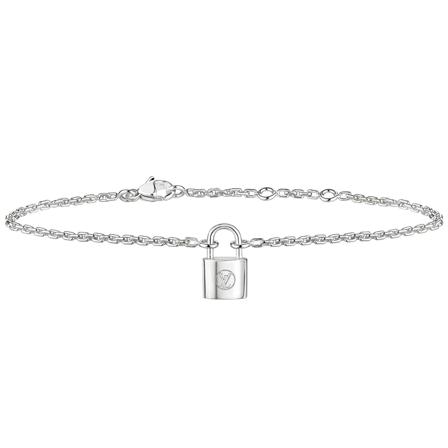 Silver Lockit bracelet in sterling silver, Louis Vuitton