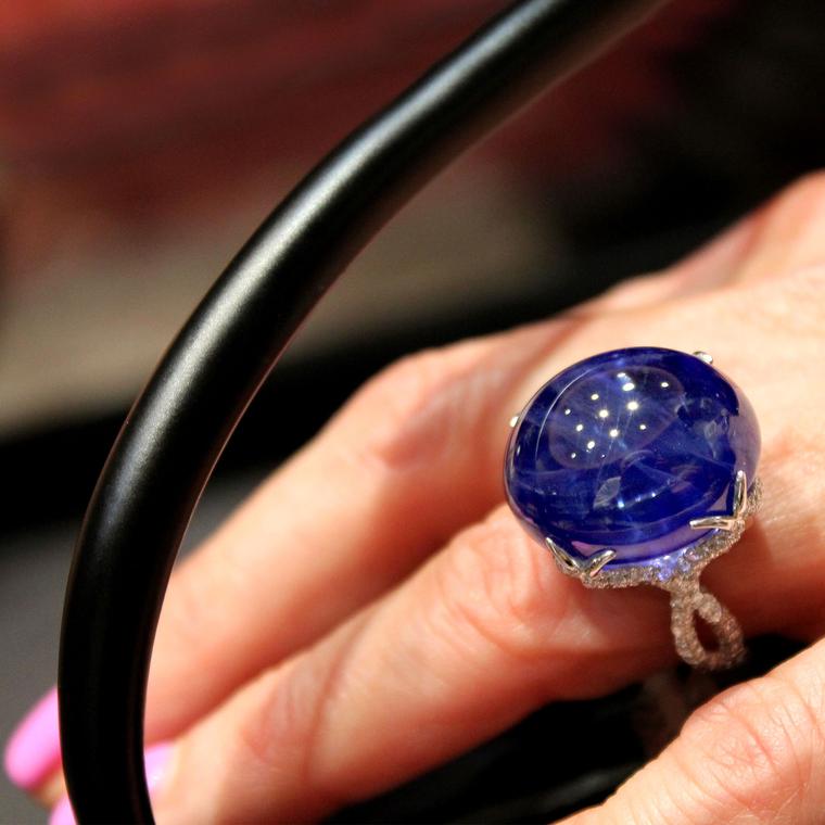 David Morris Burmese sapphire ring
