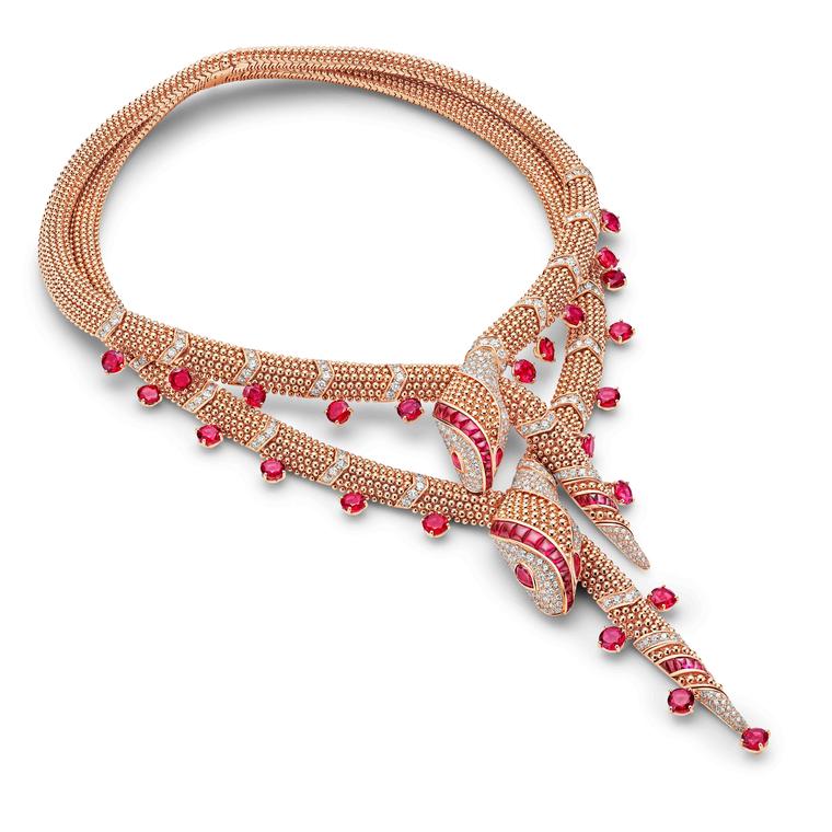 Dual Sedution Serpenti necklace by Bulgari