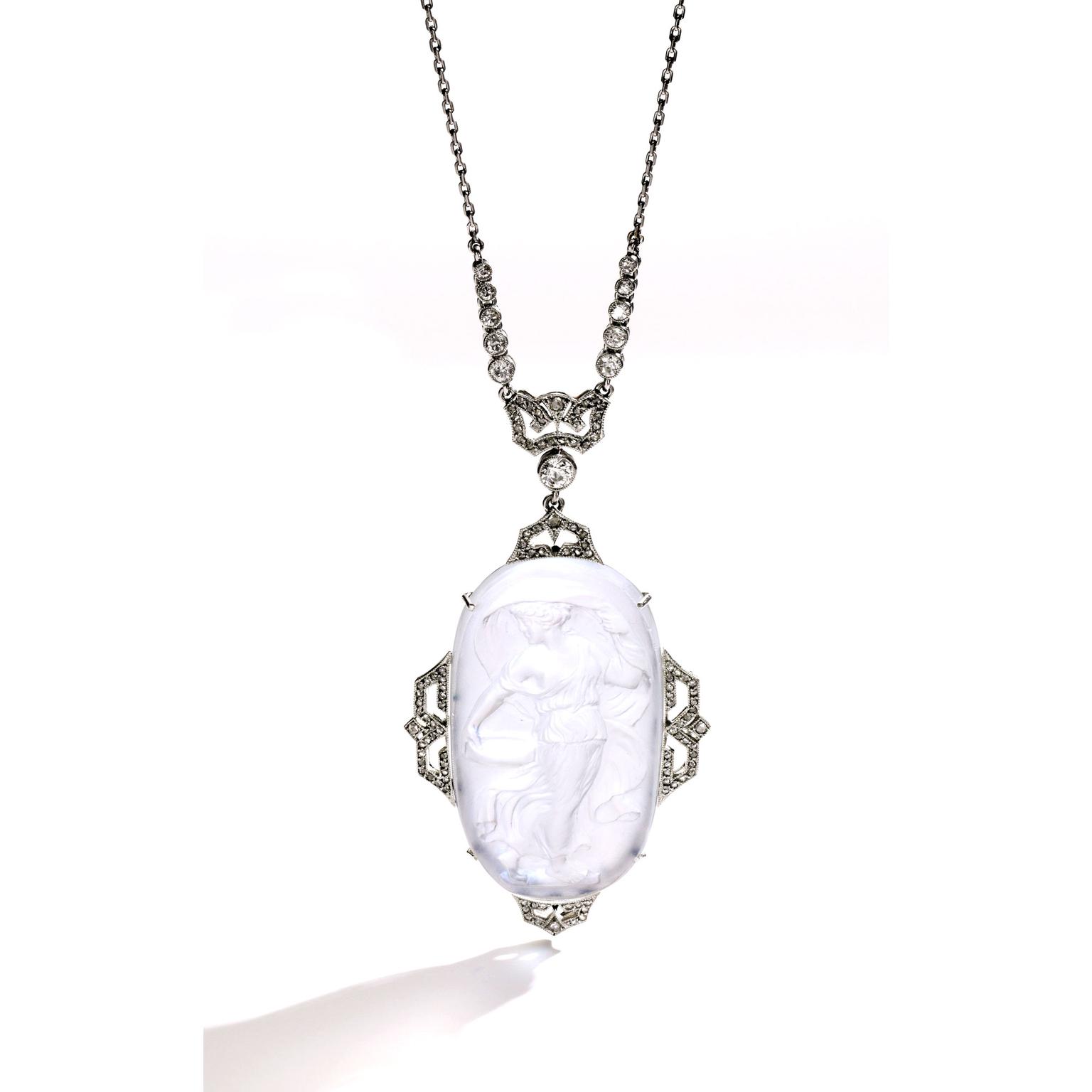 Lot 371 Janesich diamond necklace