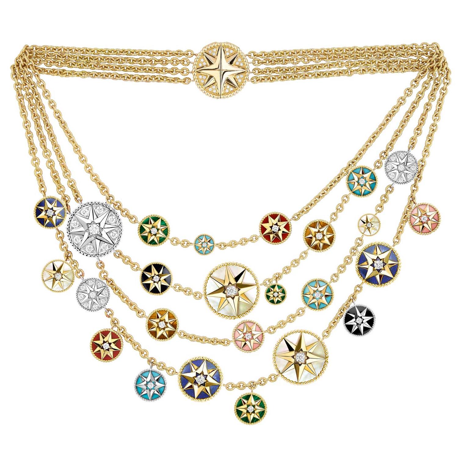 Dior Rose des Vents multi-strand-necklace