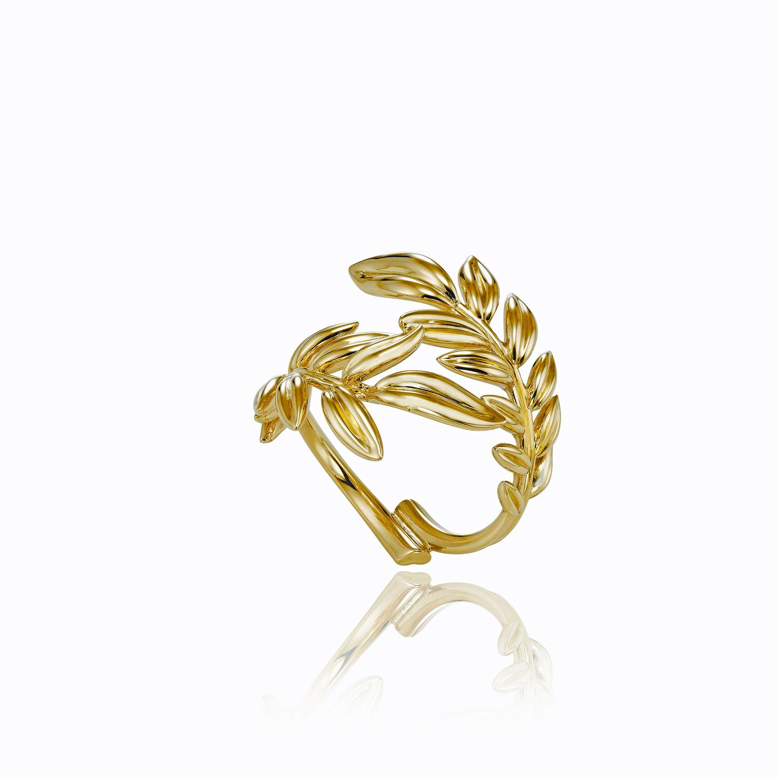 Chopard Palme Verte Fairmined yellow gold ring