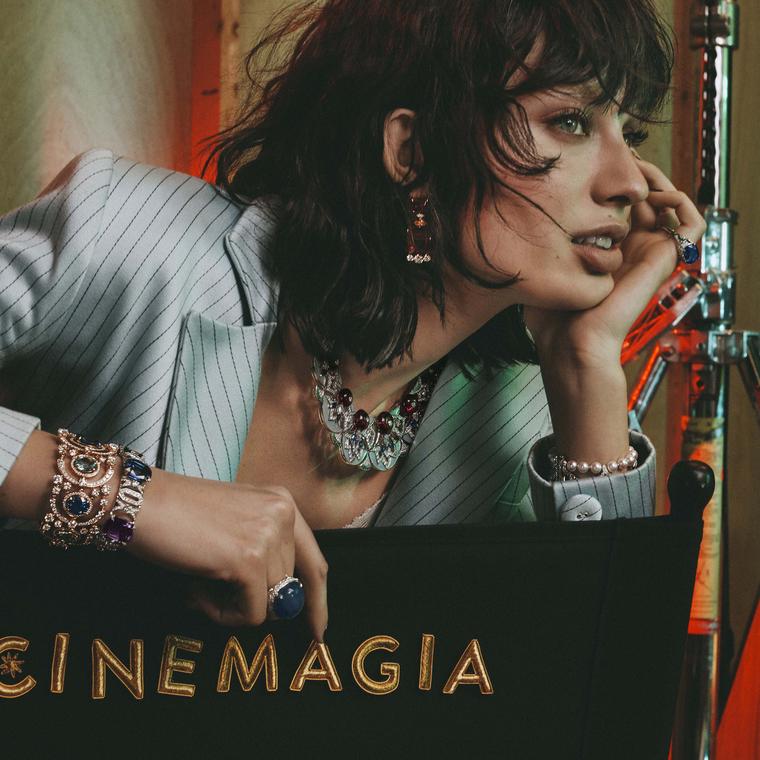 Bulgari Cinemagia Legendary Diva necklace and bracelet