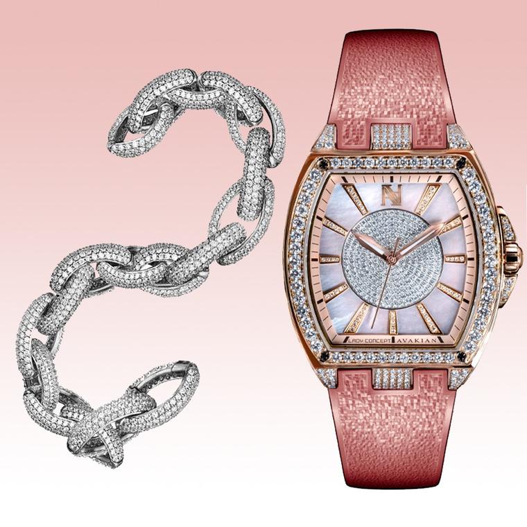 Avakian Lady Concept watch in pink