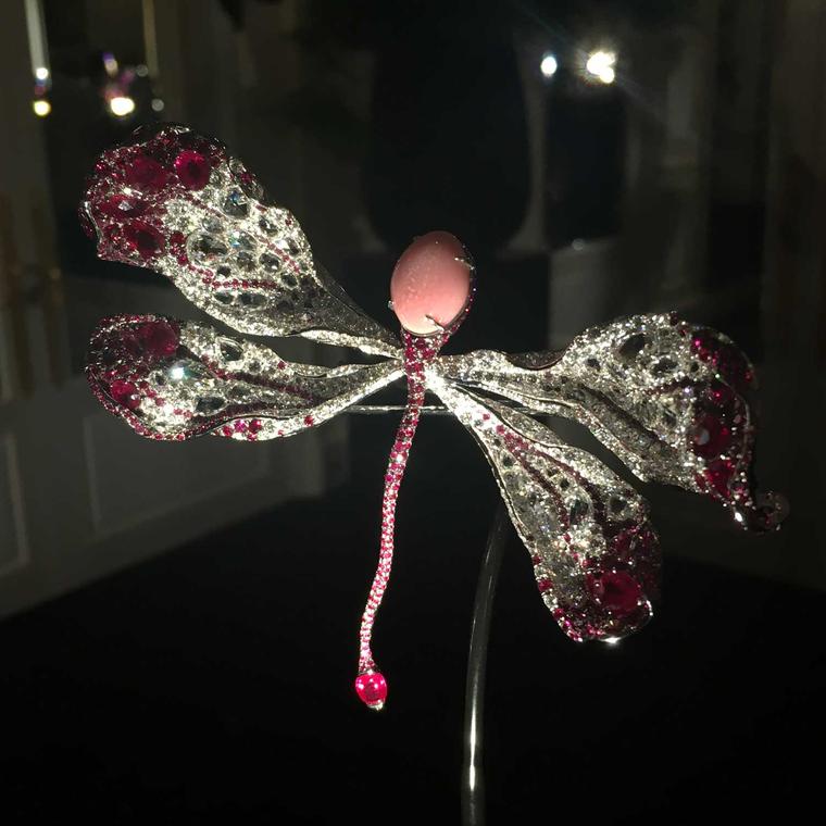 Cindy Chao White Label conch pearl dragonfly brooch