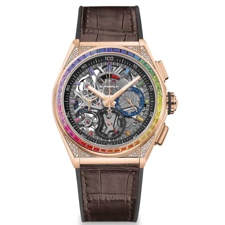 Zenith Defy El Primero High Jewelry Rainbow watch