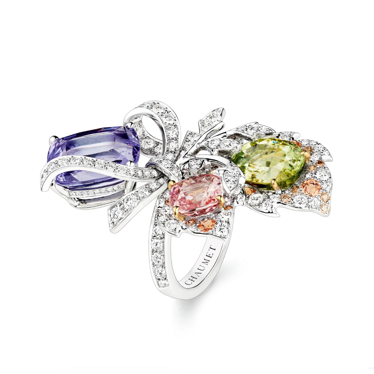 Chaumet est une fête Rhapsodie Transatlantique ring