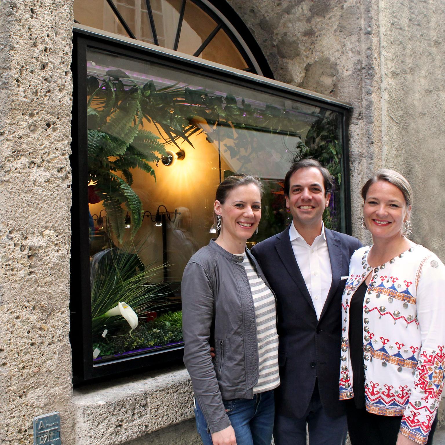 AENEA team at the Atelier showroom in Salzburg