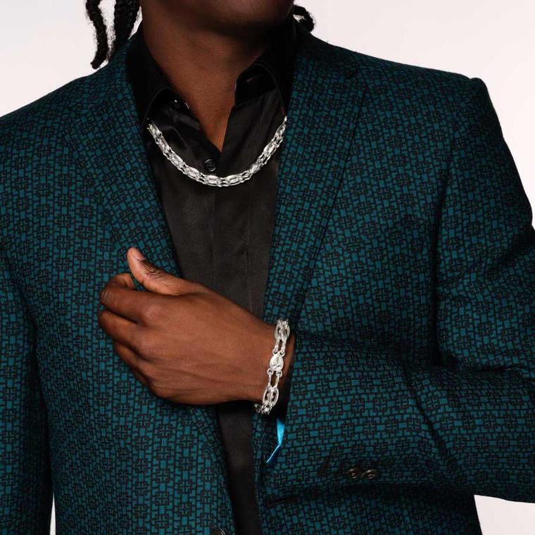 Boateng x Hirsh Power of Love Hope chain bracelet