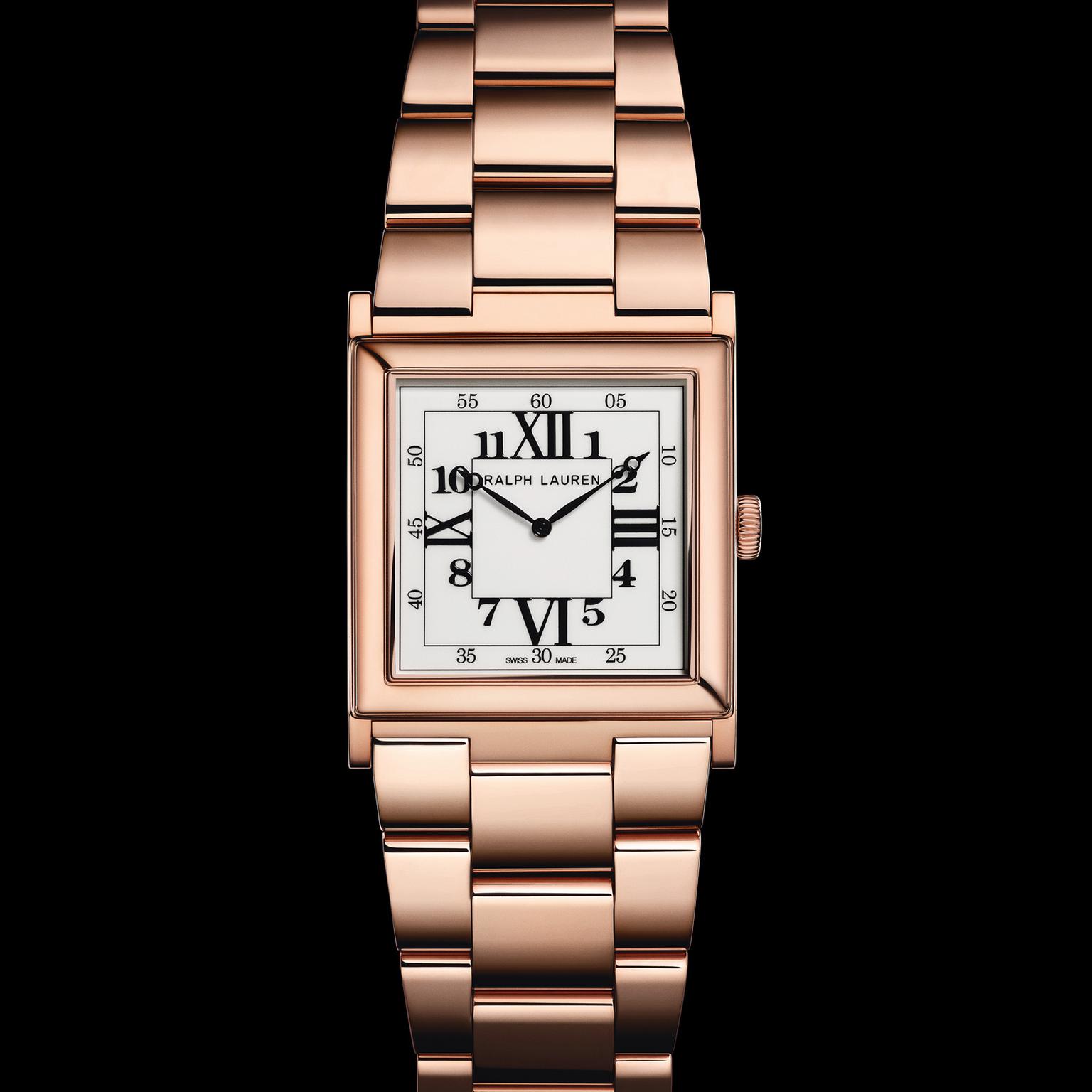 Ralph Lauren Small Rose Gold men's watch