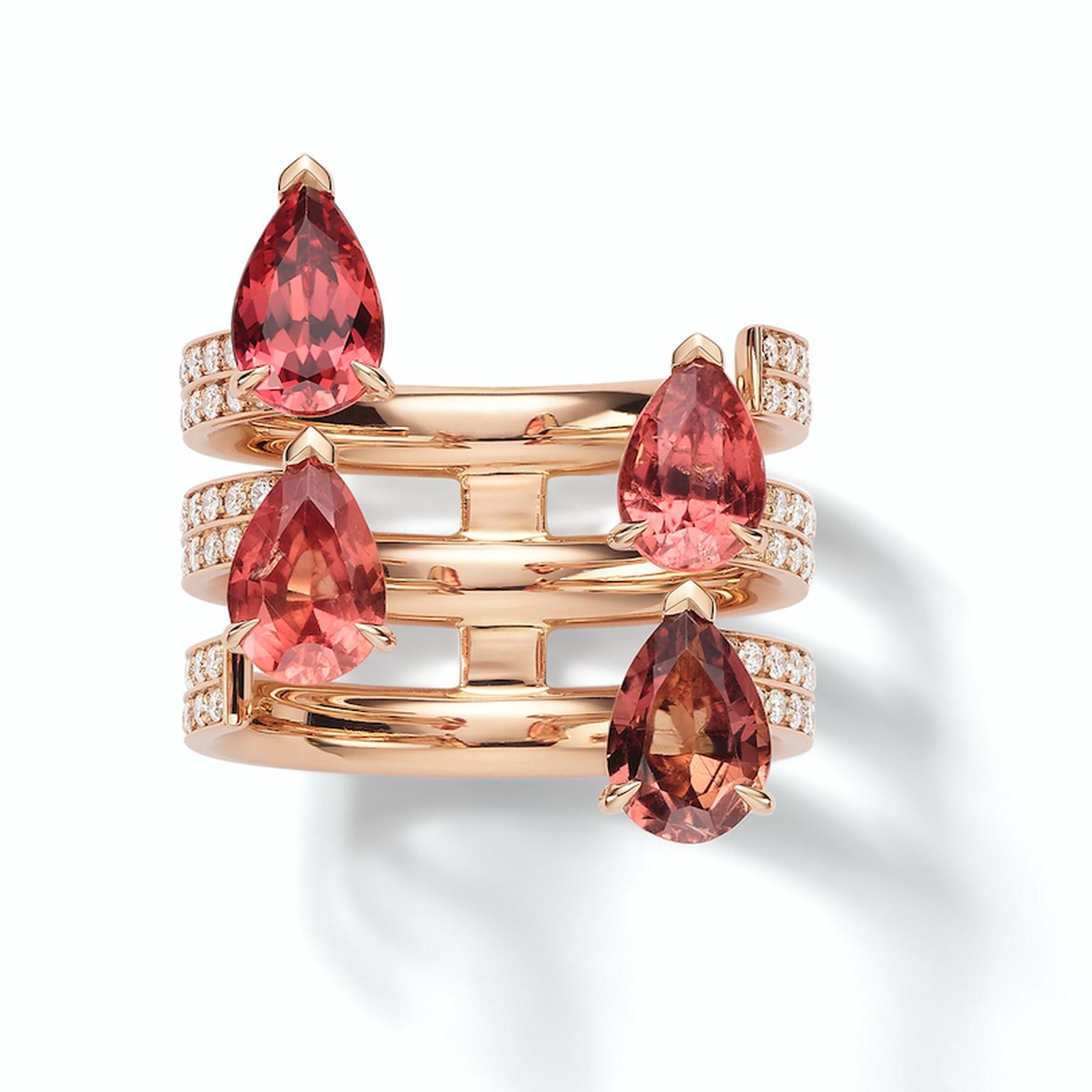 Chromatic Sapphire ring by Repossi