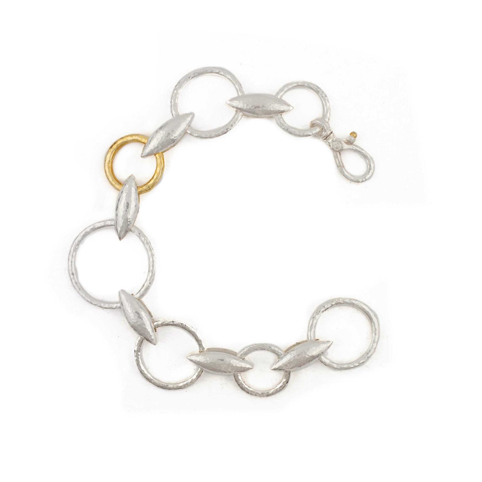 Gurhan Wheatla Bracelet in Sterling Silver Layered with 24ct Gold