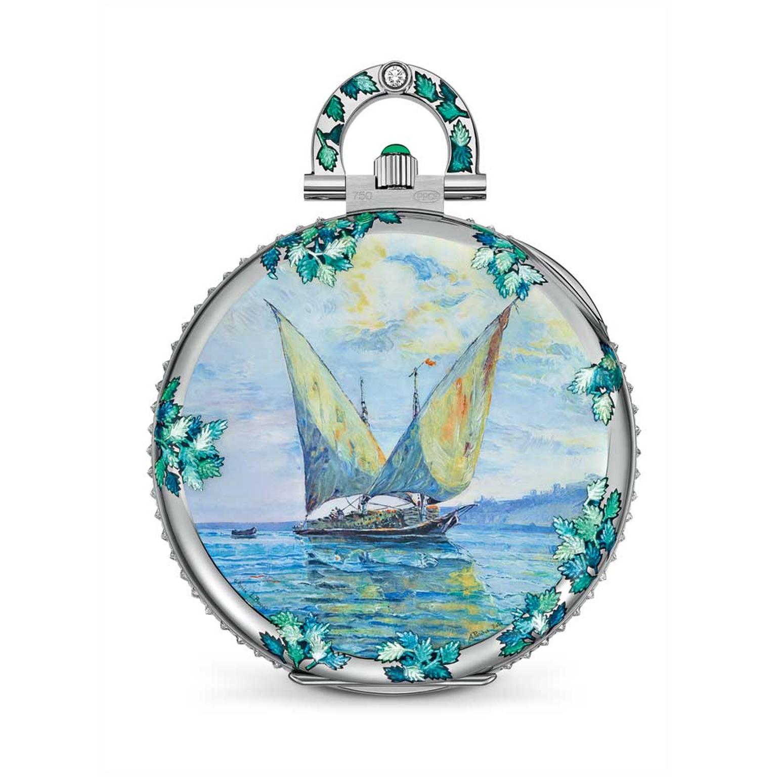 Patek Philippe miniature painting enamel pocket watch