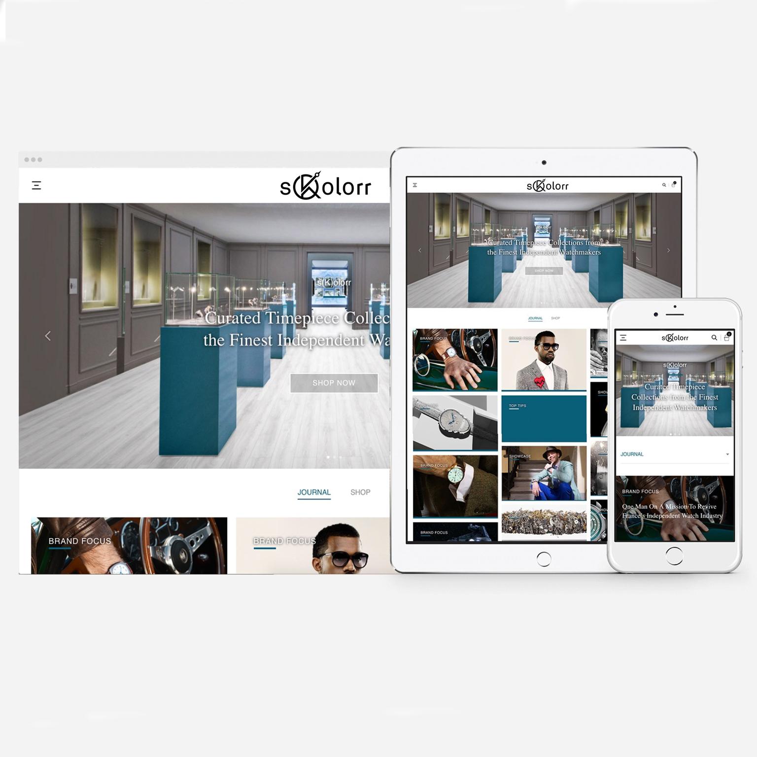 Sky Sit's Skolorr website for independent watchmakers