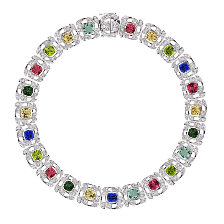 Boodles multicolour gemstone collar