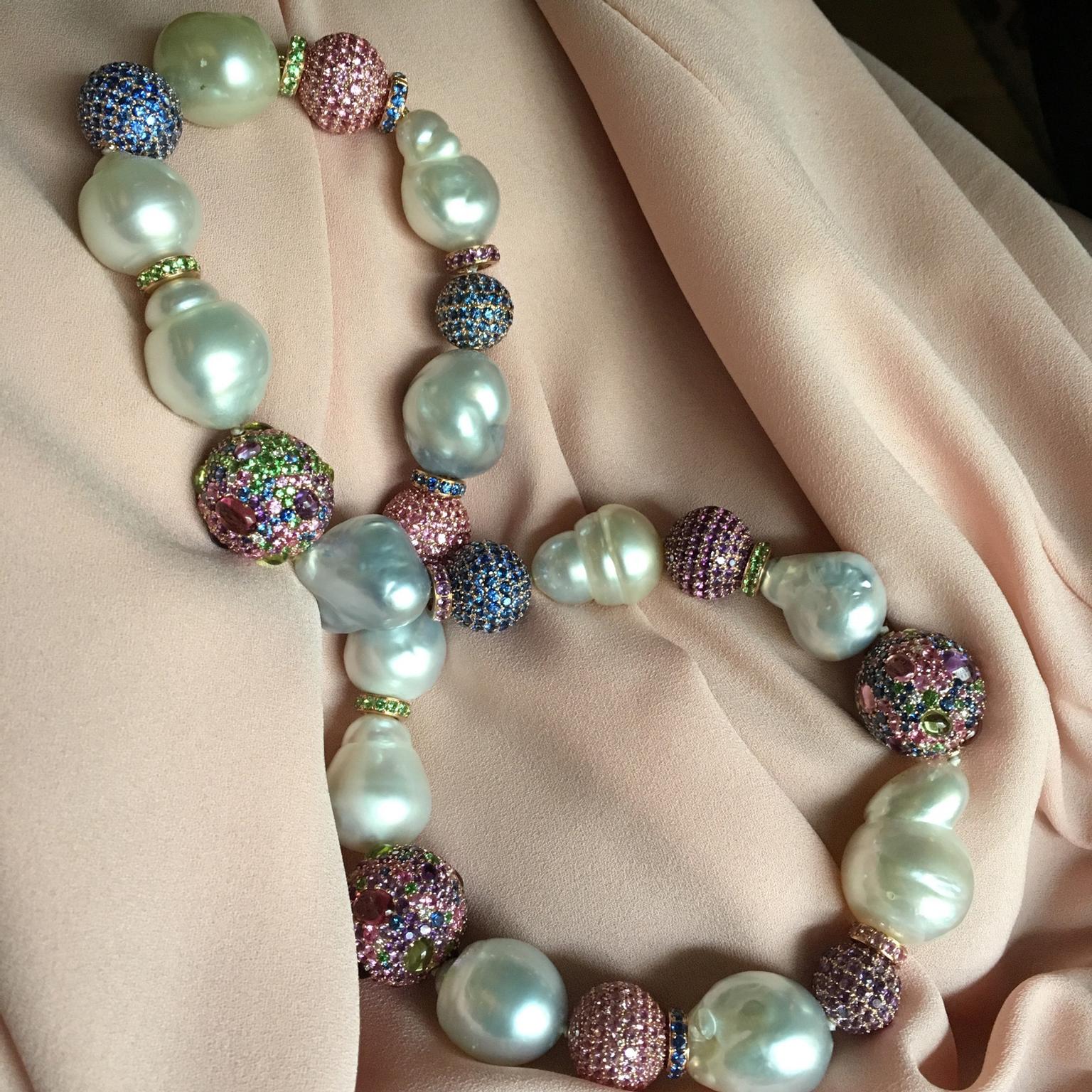 Margot McKinney Australian South Sea baroque pearl necklace