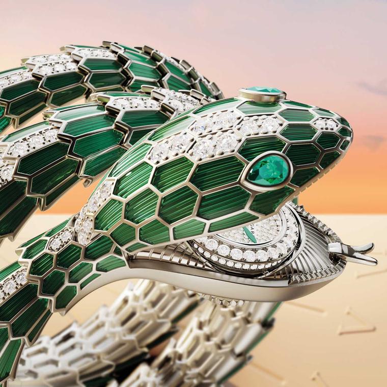 Serpenti Misteriosi Piccolissimo Secret watch by Bulgari