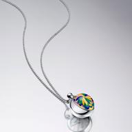 Pendentif Boule De Quartz Pivotant Plaqué Or Berney #3908 - Marque Chandler - Neuf Avec étiquette