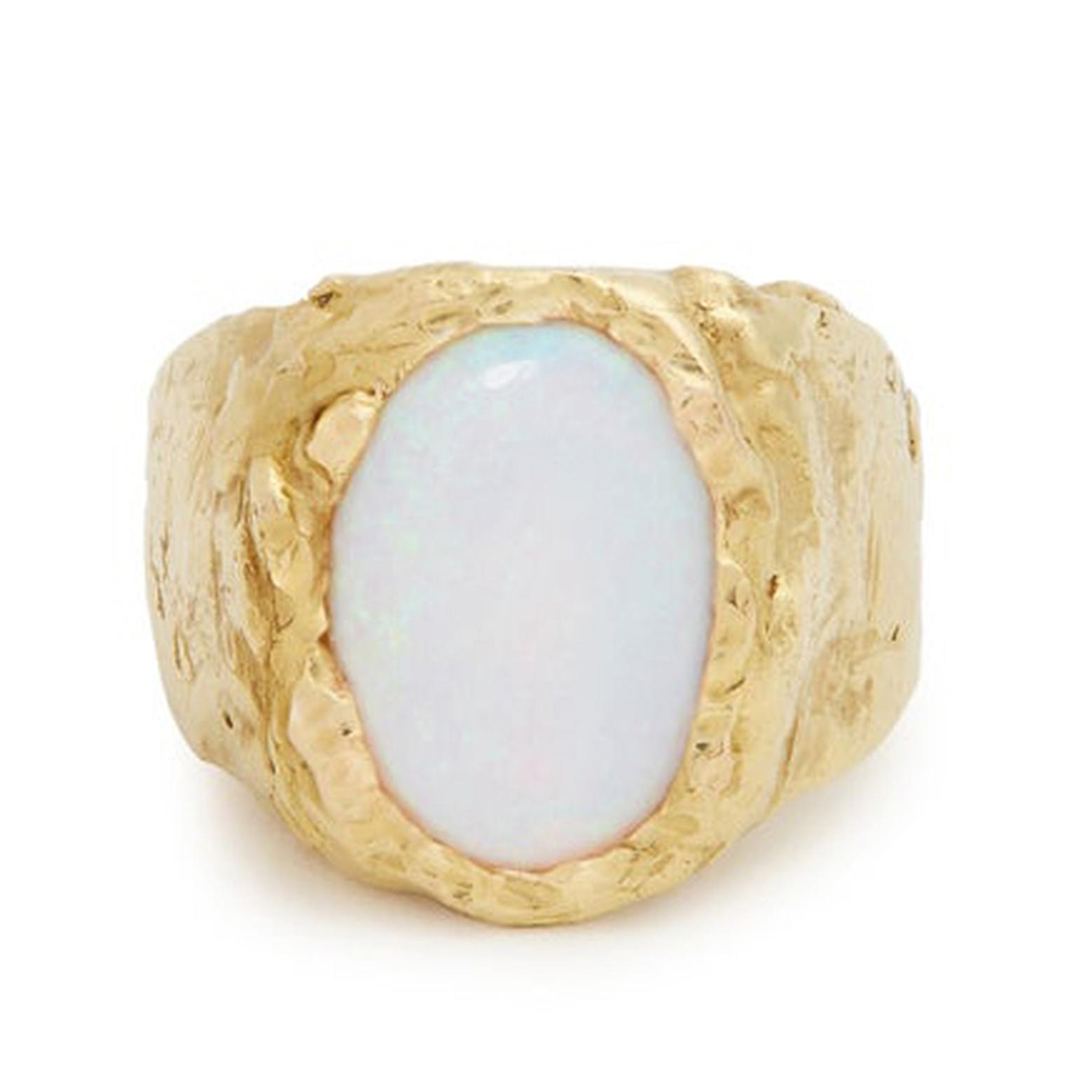 Signetura opal ring by Orit Elhanati 