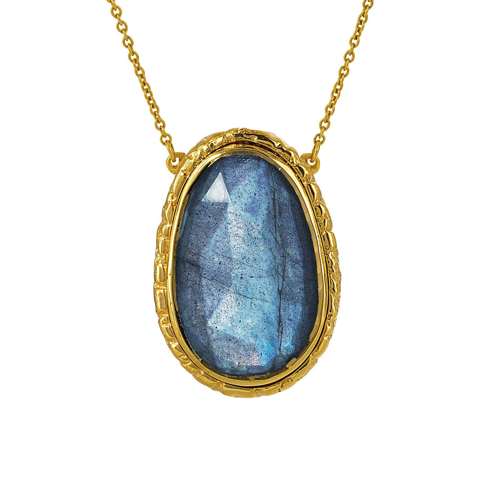 Susan Wheeler blue labradorite pendant