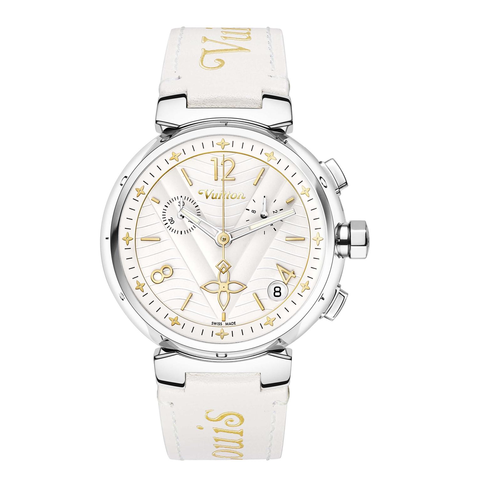 Louis Vuitton Tambour New Wave 39.5 mm chronograph watch