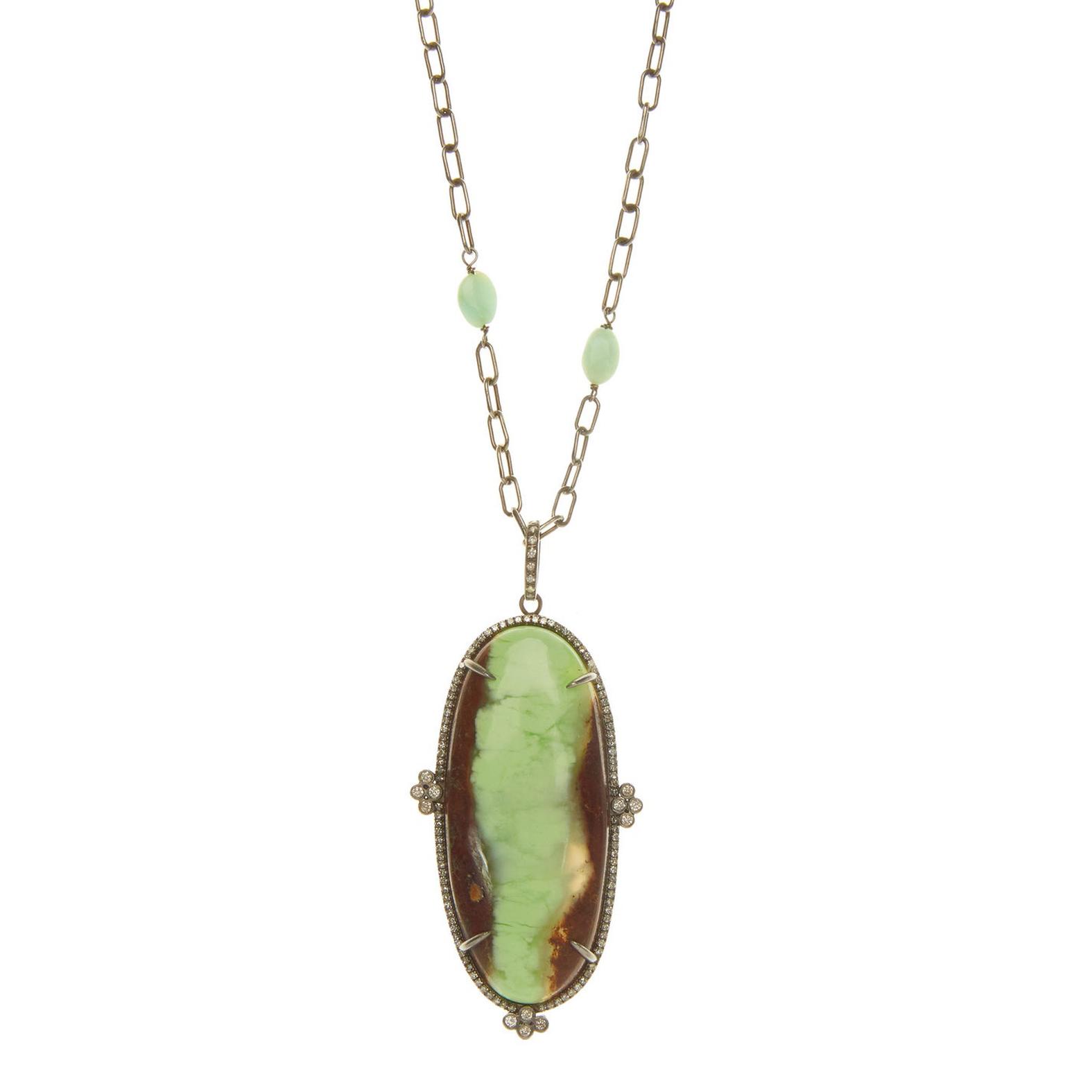 Ileana Makri chrysoprase necklace