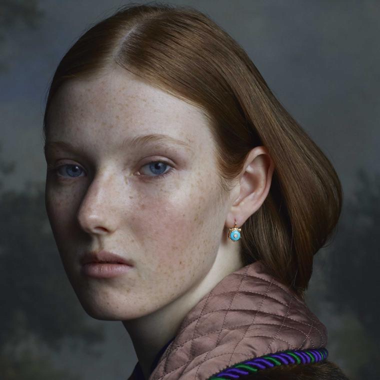 Gucci Le Marche des Merveilles jewels in portrait earring Julia Hetta photography