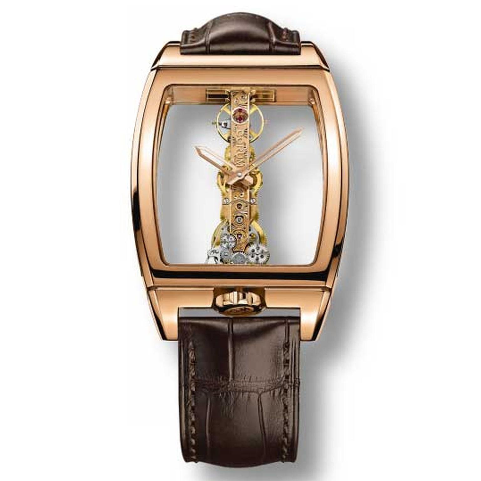 Corum Golden Bridge watch from 1980